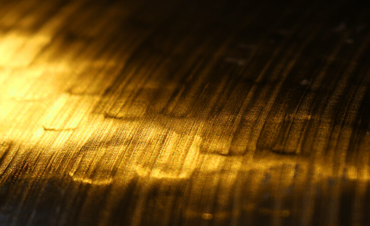 close up of hand hammer on cymbal